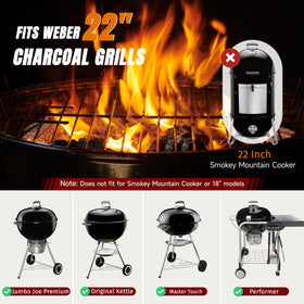 Premium stainless steel SHINESTAR grate delivers durable, long-lasting performance
