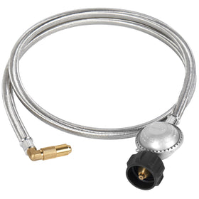 SHINESTAR propane adapter hose 5ft connects Blackstone griddles to larger tanks for extended cooking