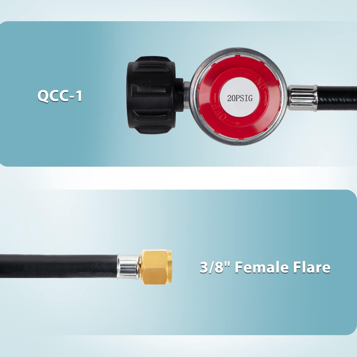 SHINESTAR 0-20 PSI knob close-up showing adjustable pressure for safer operation