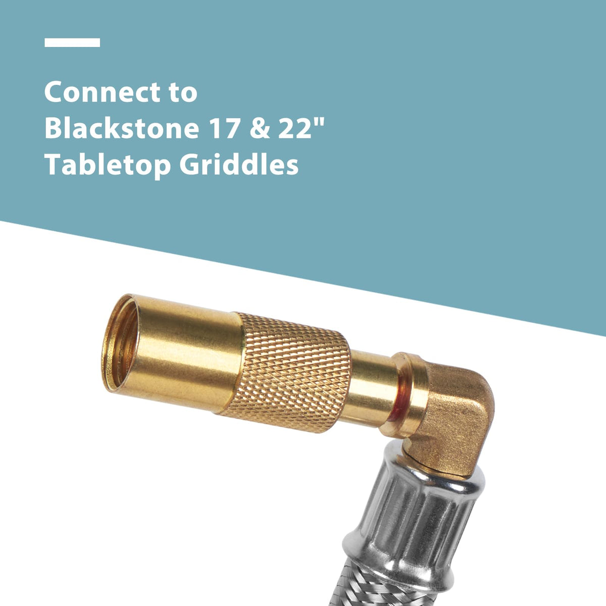 SHINESTAR regulator attachment provides steady gas flow for safe, consistent grilling