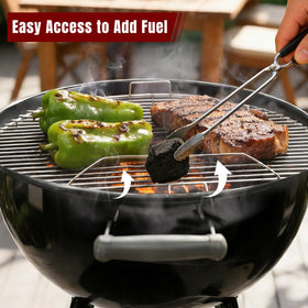 Smooth surface on SHINESTAR grate cleans easily after grilling