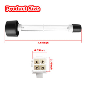 ShineUs 6472-841 installation steps image illustrates simple screw and cover removal