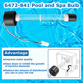 ShineUs 6472-841 Sundance spa bulb installed demonstrates reliable replacement