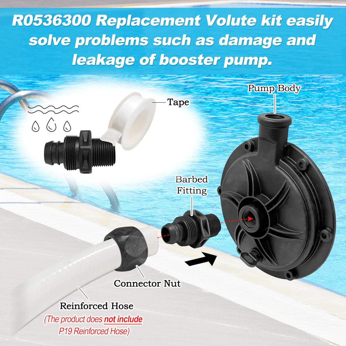 ShineUs included O-ring seal for leak protection