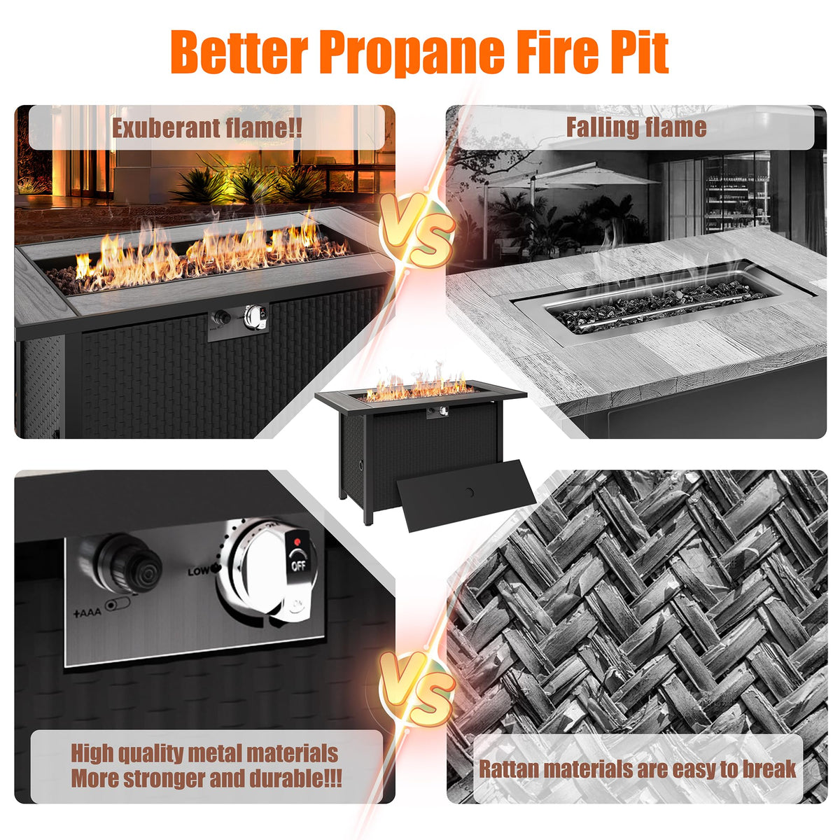Shintenchi solid steel construction ensures durable outdoor enjoyment.