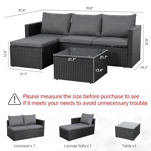 Shintenchi outdoor double sofa with cushions, ideal for two to three guests