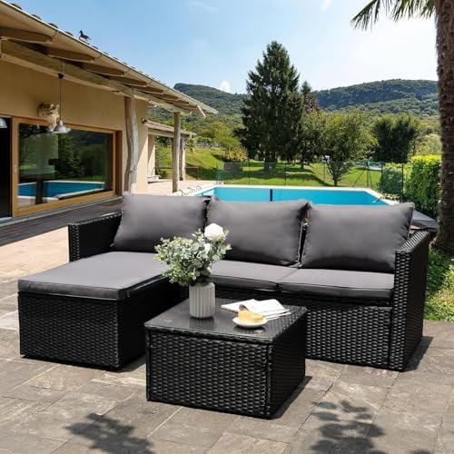 Shintenchi outdoor patio set by poolside creating inviting social spaces