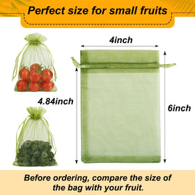 Shintop double-drawstring bag secures fruit against nibbling