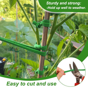 Easily cut with scissors; precise lengths with Shintop twine