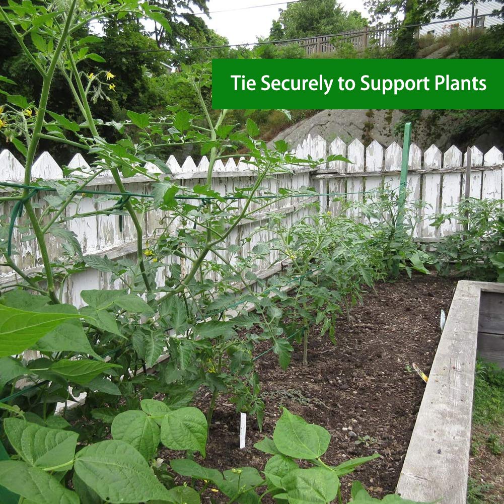 Shintop easy-to-reuse plant ties simplify garden organization.