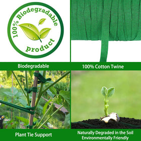 Shintop strong stretchy plant tie maintains plant shape as it grows.