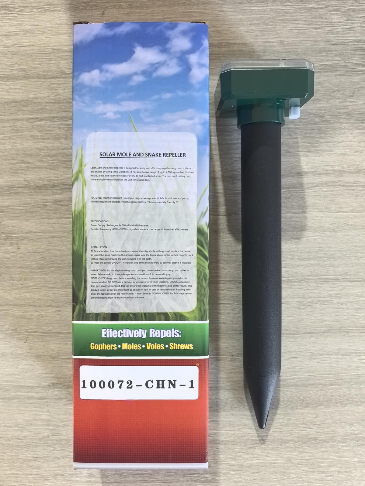 ShinyArt burrow prevention solution reducing mole activity