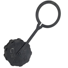 Shiosheng fuel tank cap close-up, secure seal for Husqvarna and Poulan.