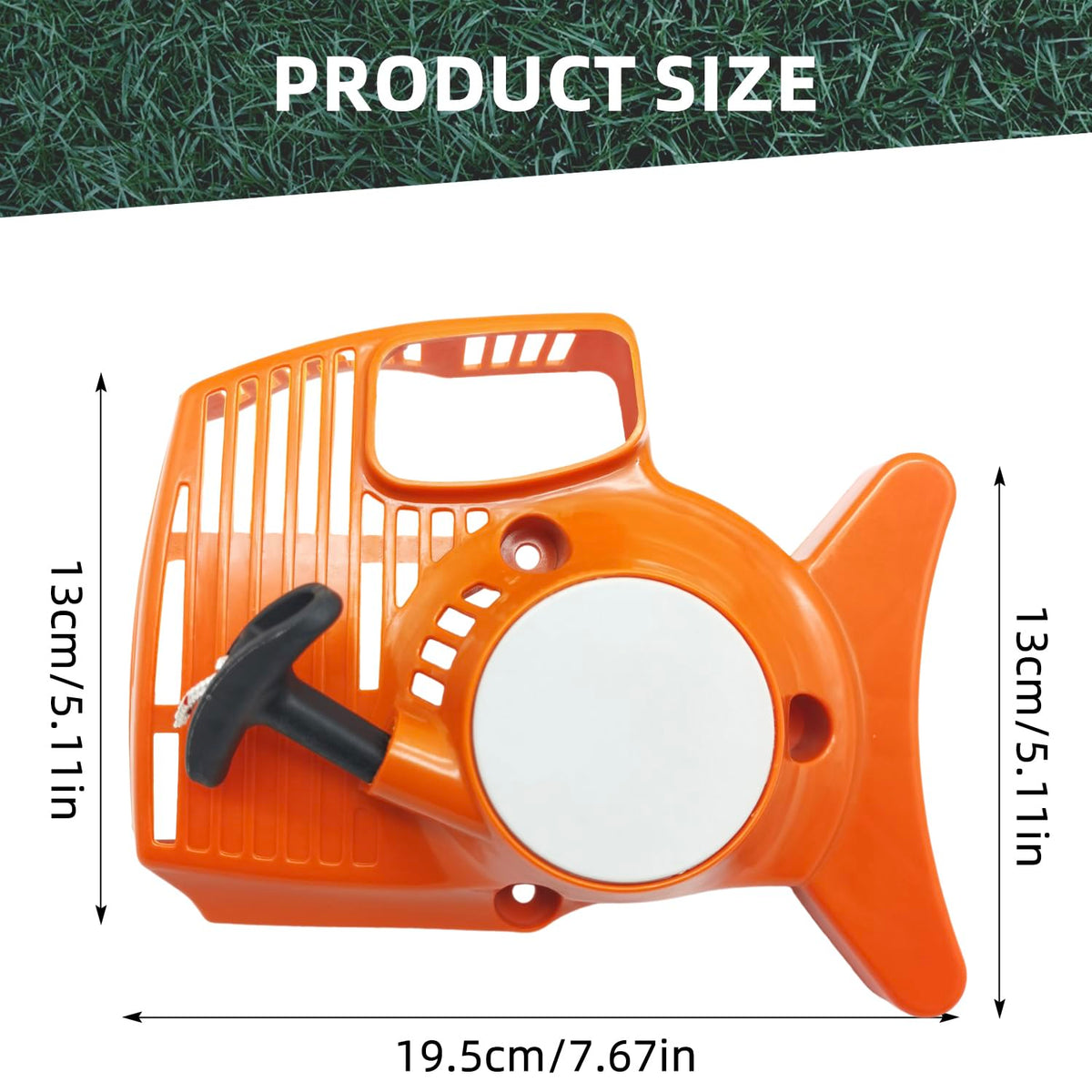 Shiosheng packaging image shows ready-to-install recoil starter for STIHL 4140 series.