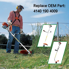 Shiosheng fit-stihl-fc55 image showing precise fit for FC55 trimmer.