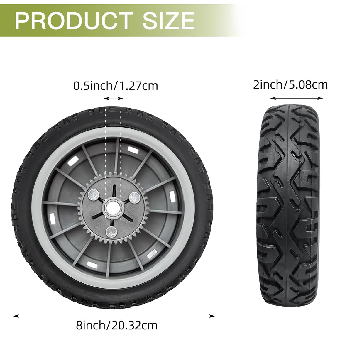 Shiosheng Toro rear wheel bore 1/2 inch ensures a precise fit
