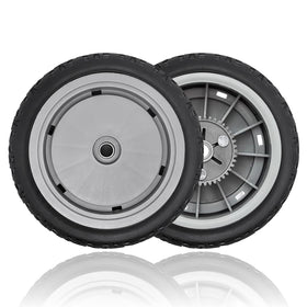 Shiosheng Toro rear wheel 8in side view for stability and smooth mowing