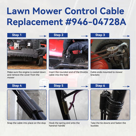 SHIQINHA 78.34-inch total length for flexible mower routing