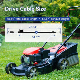 SHIQINHA drive cable compatible with Craftsman and Troy-Bilt for reliable mowing