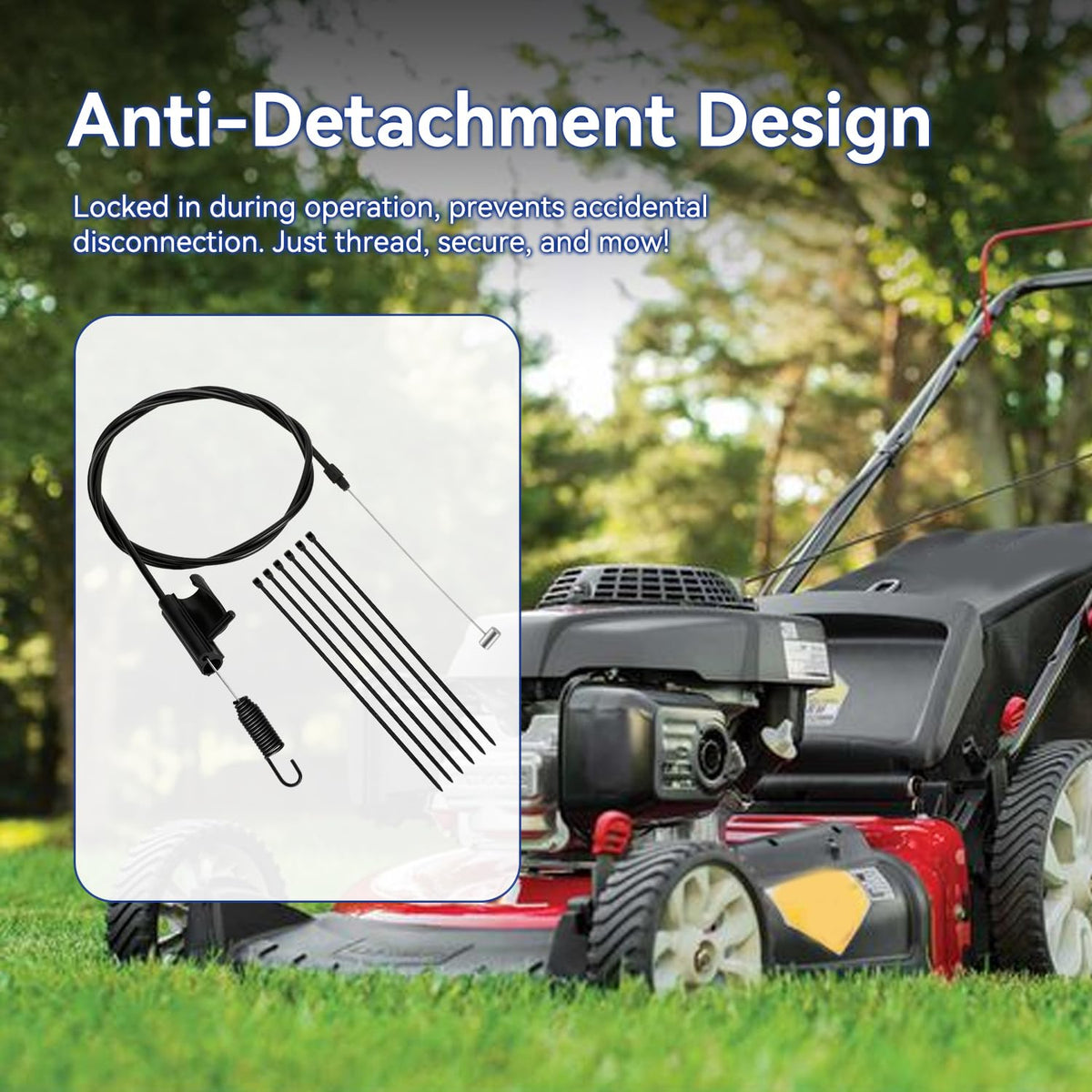 SHIQINHA durable drive cable for regular lawn maintenance