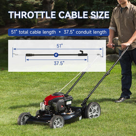 SHIQINHA throttle cable bend ends demonstrates easy routing and secure attachment