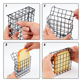 Shitailu garden bird feeder doubles as decorative outdoor decor.