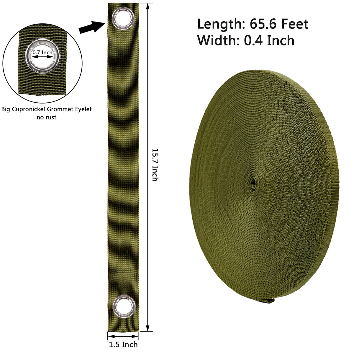 Shitailu sixty-five point six feet rope for strong stabilization