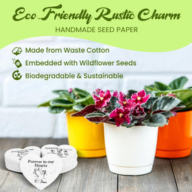 ShiviAaryan Designs plantable seed paper card with soil-friendly packaging ready to grow.