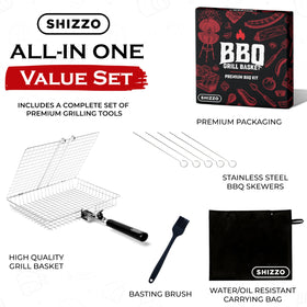 SHIZZO basting brush in use for savory glaze distribution.