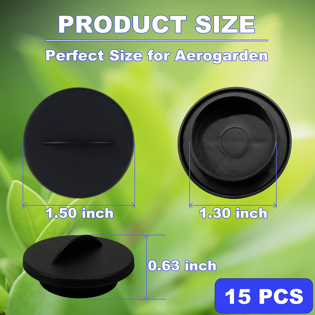 Shmodanlp Aerogarden pod-cover-cap seals holes and keeps the surface clean.