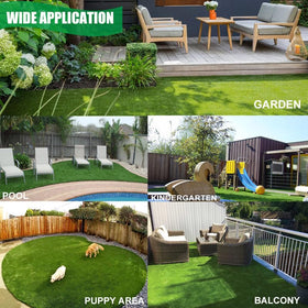 SHNOSU turf on balcony setup for year-round greenery