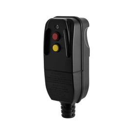 ShockGuard GFCI replacement plug red LED indicator highlights active GFCI protection.