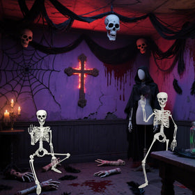 SHOCOSTO reusable plastic skeleton for multiple events and seasons.
