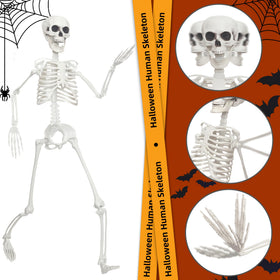 SHOCOSTO skeleton suitable for indoor and outdoor Halloween decor.