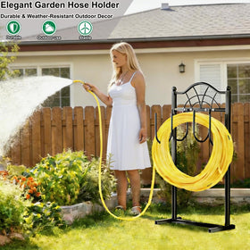 Shomextol powder-coated finish resists rust and weather for long-lasting outdoor use.