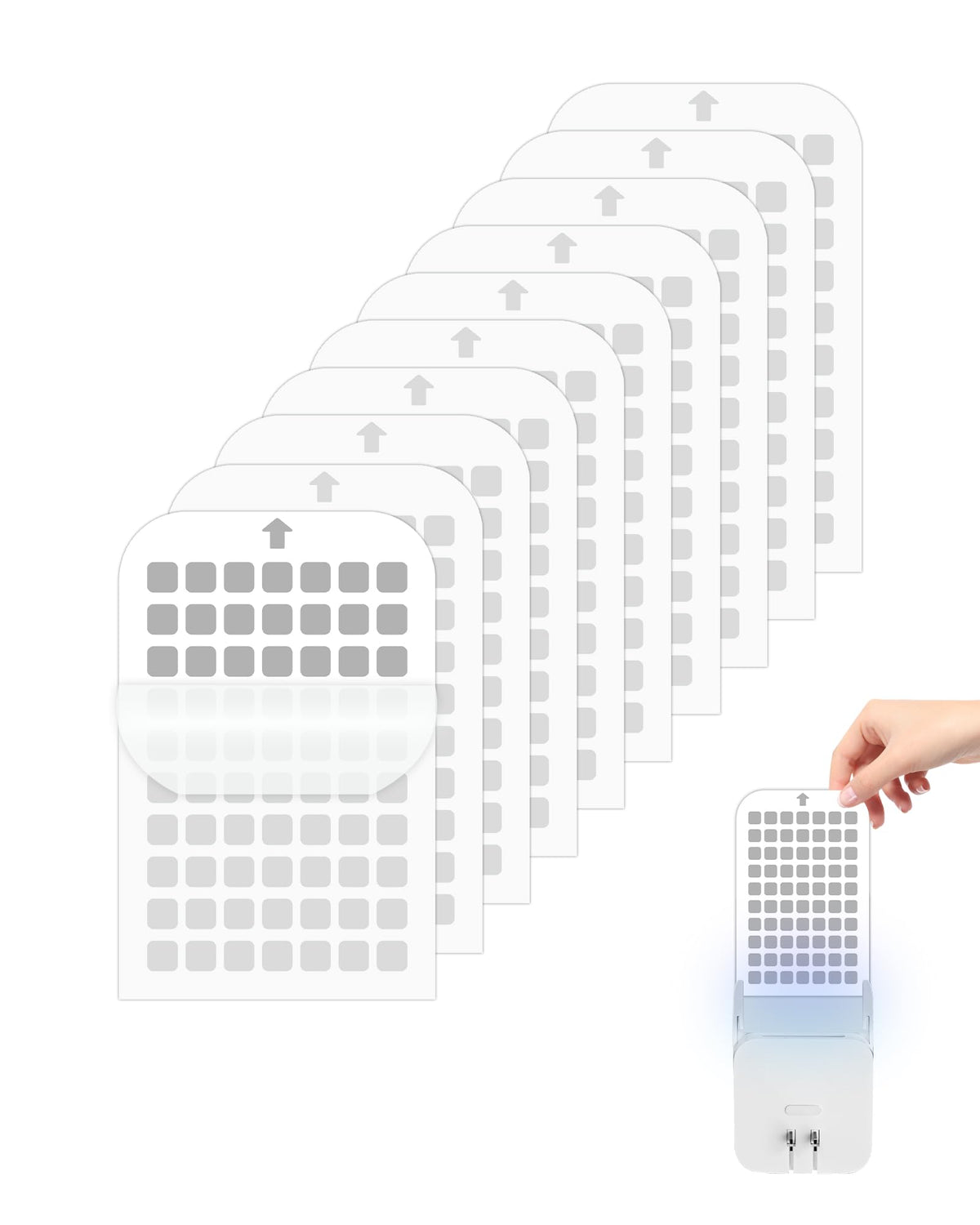Shootingstar 10-pack refills for indoor traps, ready for quick replacement