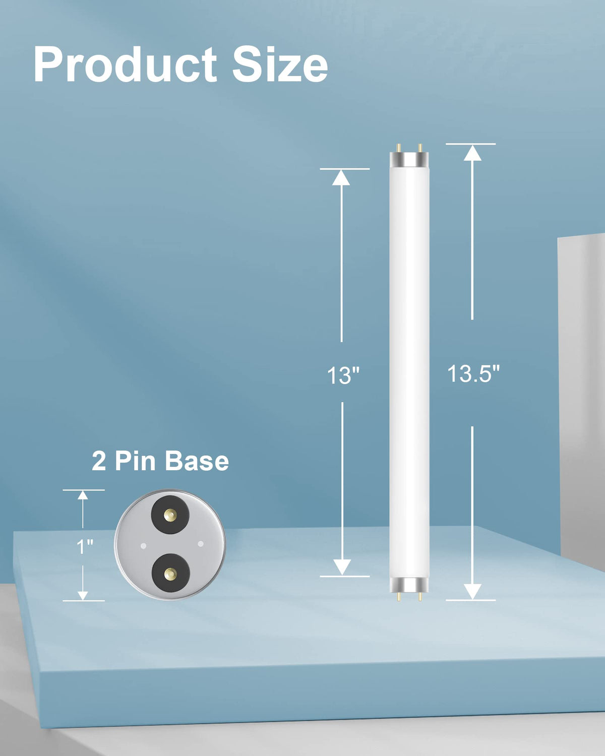Shootingstar 10W replacement tube for 20W zappers fits Aspectek and LiBa models.