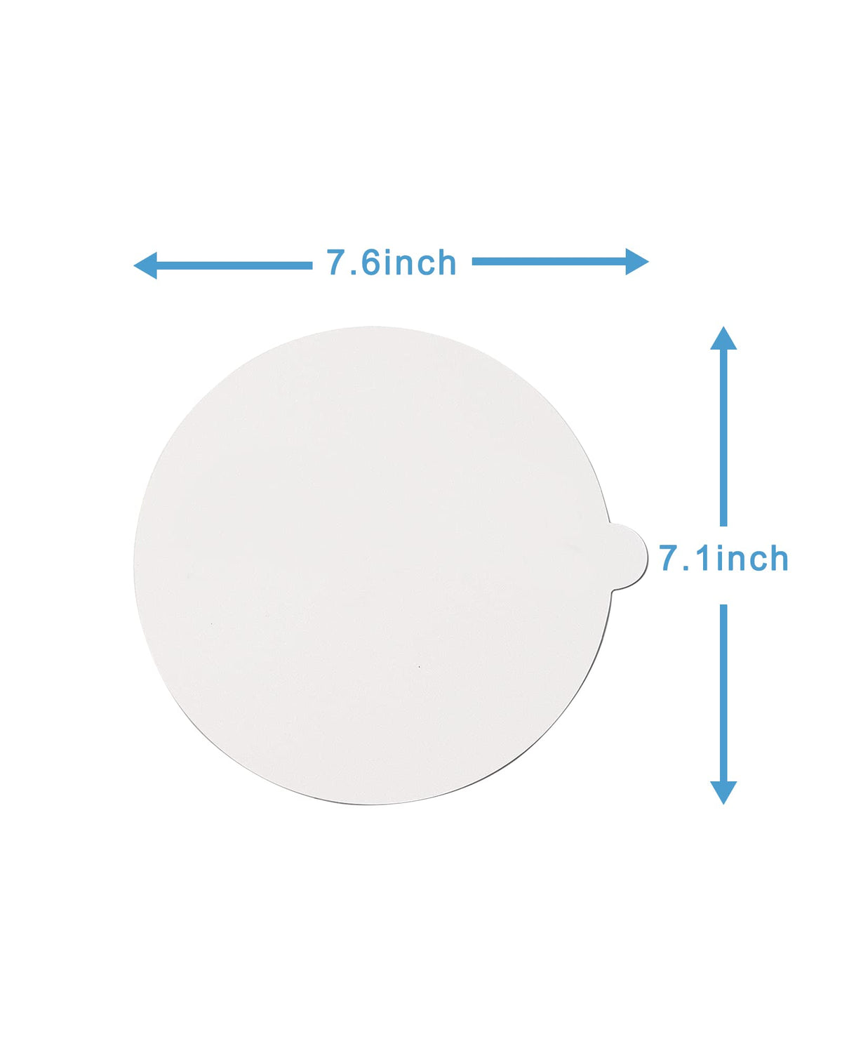 Shootingstar 7in round glue board closeup shows strong sticky surface ideal for pest containment.