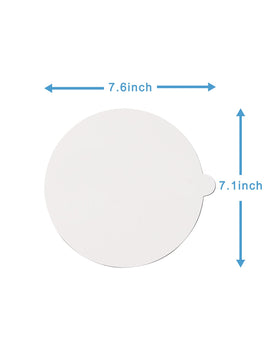 Shootingstar 7in round glue board closeup shows strong sticky surface ideal for pest containment.