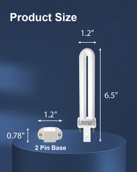 Close-up of Shootingstar 9W bulb highlighting long lasting performance up to 3000 hours