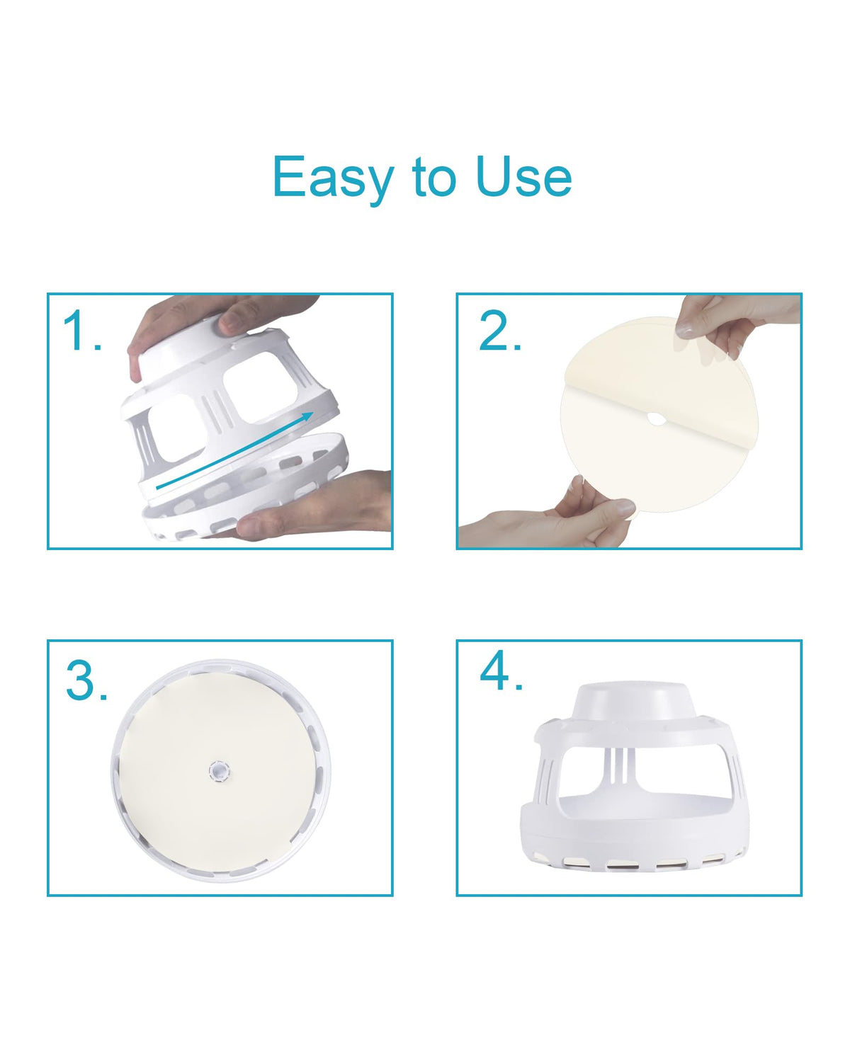 Shootingstar peel-and-stick refill pad simplifies replacement in seconds