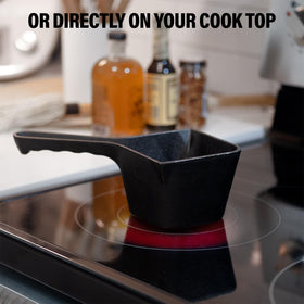 Shop Square dishwasher-safe brush head for quick cleanup after grilling.