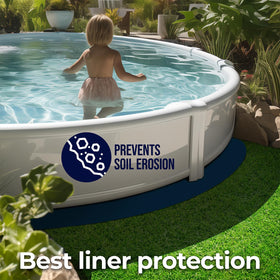 Shop Square pool pad available in multiple sizes for above-ground pools