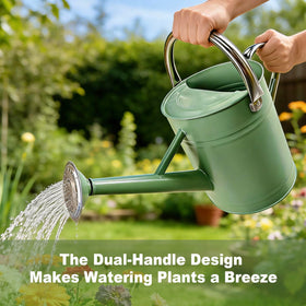 Shopwithgreen galvanized steel body resists rust for long-term use.