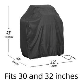 Shouken grill cover with adjustable strap keeps wind out during storms