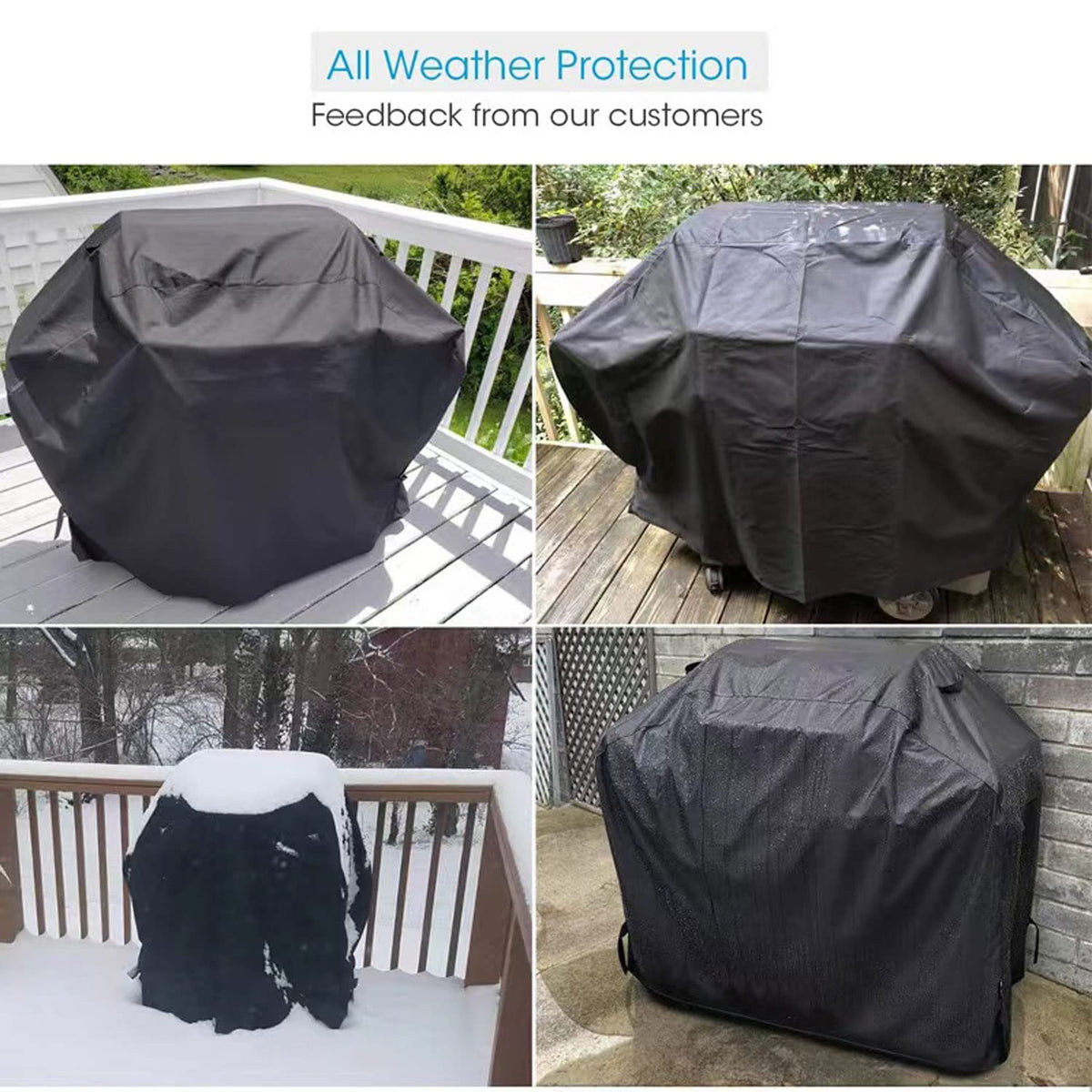 Shouken grill cover compatibility with Weber Char-Broil Nexgrill grills