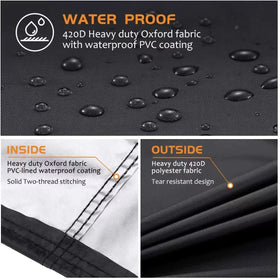 Shouken cover size 32inch by 24inch by 43inch fits grills