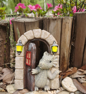 SHOWFEICAT dragon garden decor brings playful personality to your yard