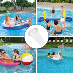 Showingo easy-install skimmer bag simplifies setup and frequent maintenance.