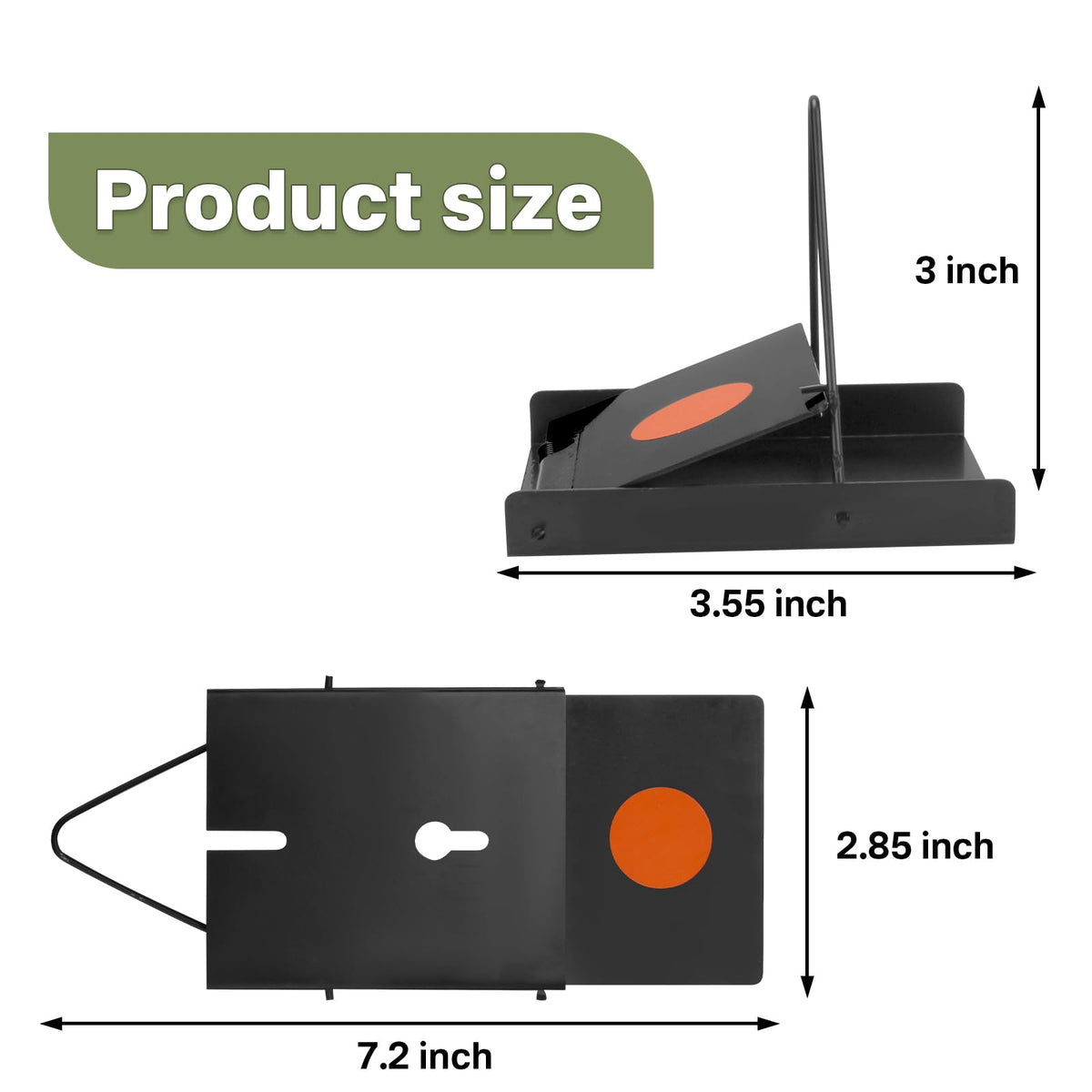 Showingo Van ERT sparrow trap with oval entrance adapts to various nest boxes for flexible installation.